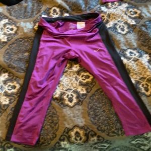 Nike Dri-fit Purple Leggings Size Medium